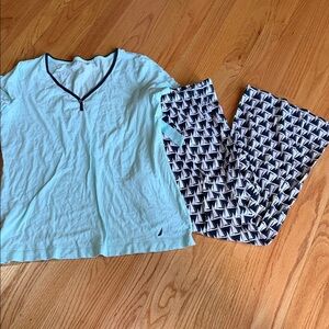 Nautica Light Blue pajama set